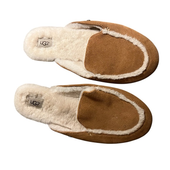 UGG Chestnut Sz 9 US Women’s Shearling Lined Mule Slippers - Picture 1 of 12
